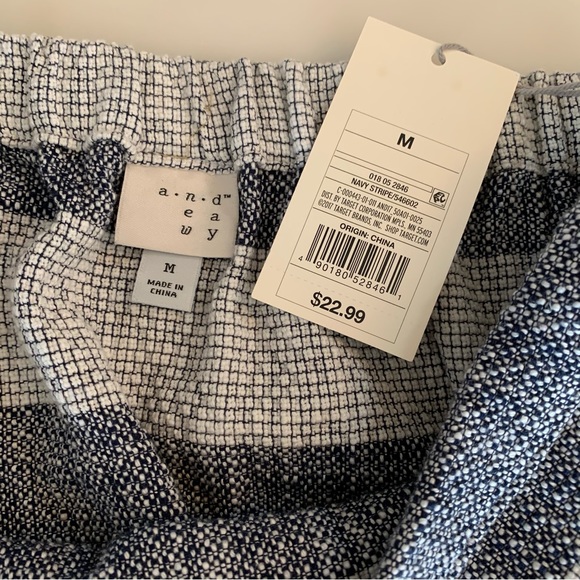 NWT Gray Women’s Striped A New Day Mini Skirt - Picture 4 of 5